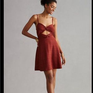 Anthropologie cut out strappy dress
